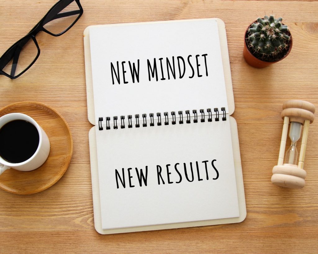 Changing your mindset helps you discipline to follow a self improvement plan